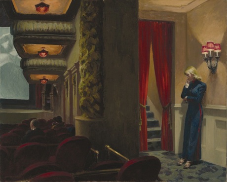 art Peinture Américaine Edward Hopper New York Movie