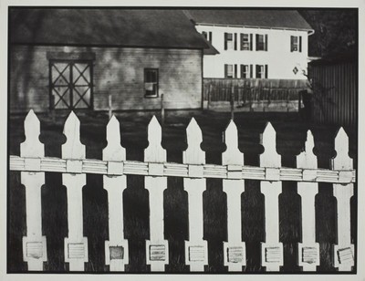 photographie Paul Strand, The White Fence
