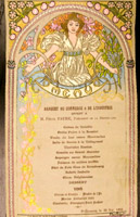 Alfons Mucha menu