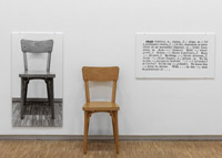 Joseph Kosuth One and Three Chairs